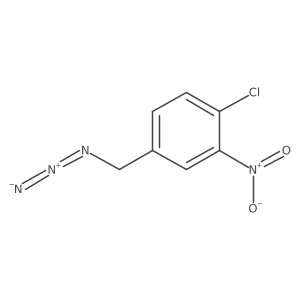 4-(Azidomethyl)-1-chloro-2-nitrobenzene Structure