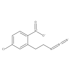 2-(2-Azidoethyl)-4-chloro-1-nitrobenzene结构式