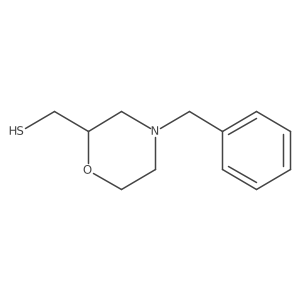(4-Benzylmorpholin-2-yl)methanethiol结构式