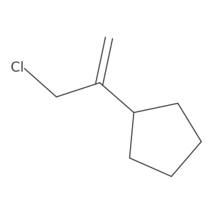 (3-Chloroprop-1-en-2-yl)cyclopentane结构式