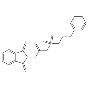 1,3-dioxo-2,3-dihydro-1H-isoindol-2-yl 2-(3-phenylpropanesulfonyl)acetate Structure