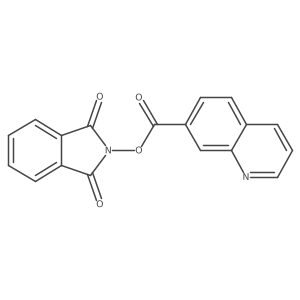 1,3-dioxo-2,3-dihydro-1H-isoindol-2-yl quinoline-7-carboxylate结构式