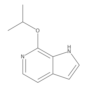 7-Isopropoxy-1H-pyrrolo[2,3-c]pyridine, 99,5%结构式