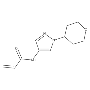 N-[1-(Oxan-4-yl)pyrazol-4-yl]prop-2-enamide Structure