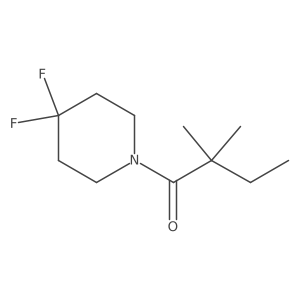 1-(4,4-Difluoropiperidin-1-yl)-2,2-dimethylbutan-1-one Structure