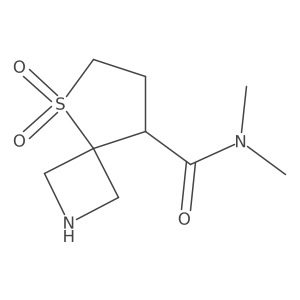 N,N-dimethyl-5,5-dioxo-5lambda6-thia-2-azaspiro[3.4]octane-8-carboxamide Structure