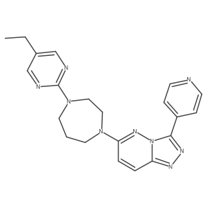 1-(5-Ethylpyrimidin-2-yl)-4-[3-(pyridin-4-yl)-[1,2,4]triazolo[4,3-b]pyridazin-6-yl]-1,4-diazepane Structure