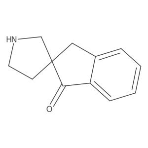1,3-Dihydrospiro[indene-2,3'-pyrrolidine]-3-one结构式