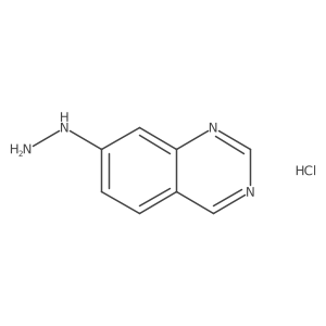 7-Hydrazinylquinazoline hydrochloride结构式
