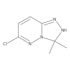 6-Chloro-3,3-dimethyl-2,3-dihydro[1,2,4]triazolo[4,3-b]pyridazine Structure