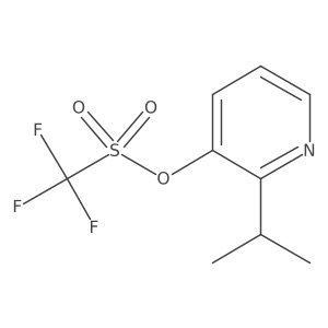 2-Isopropylpyridin-3-yl trifluoromethanesulfonate Structure