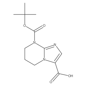 8-[(tert-butoxy)carbonyl]-5H,6H,7H,8H-imidazo[1,2-a]pyrimidine-3-carboxylic acid Structure