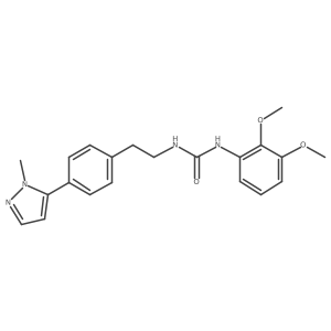 3-(2,3-dimethoxyphenyl)-1-{2-[4-(1-methyl-1H-pyrazol-5-yl)phenyl]ethyl}urea结构式