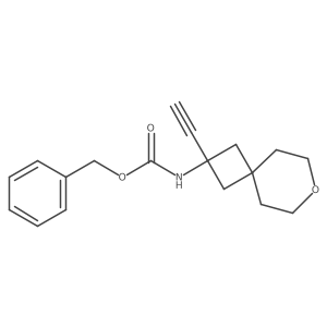 benzyl N-{2-ethynyl-7-oxaspiro[3.5]nonan-2-yl}carbamate Structure