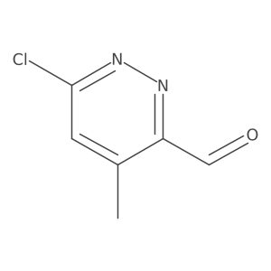 6-chloro-4-methyl-3-Pyridazinecarboxaldehyde结构式