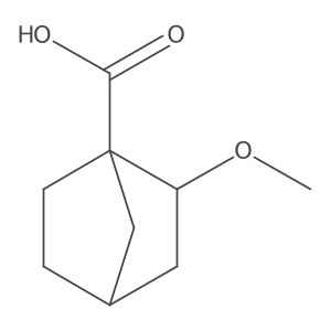 rac-(1R,2S,4R)-2-methoxybicyclo[2.2.1]heptane-1-carboxylic acid结构式