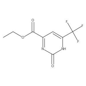Ethyl 2-oxo-6-(trifluoromethyl)-2,3-dihydropyrimidine-4-carboxylate结构式