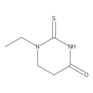 1-Ethyltetrahydro-2-thioxo-4(1H)-pyrimidinone Structure