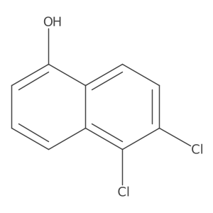 5,6-Dichloronaphthalen-1-ol结构式