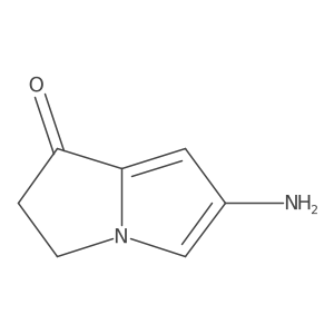 6-amino-2,3-dihydro-1H-pyrrolizin-1-one Structure
