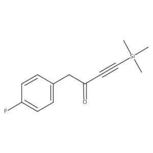 1-(4-Fluorophenyl)-4-(trimethylsilyl)-3-butyn-2-one Structure