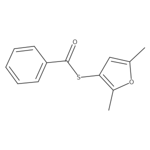 S-(2,5-Dimethylfuran-3-yl) benzenecarbothioate结构式