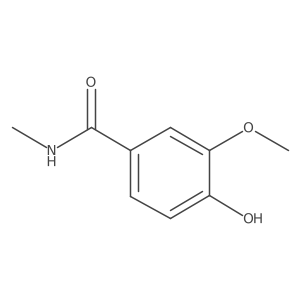 4-hydroxy-3-methoxy-N-methylbenzamide Structure