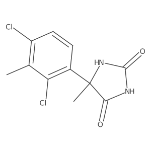5-(2,4-Dichloro-3-methylphenyl)-5-methyl-2,4-imidazolidinedione Structure