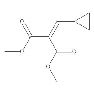 Dimethyl 2-(cyclopropylmethylene)malonate结构式