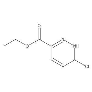 Ethyl 6-chloro-1,6-dihydropyridazine-3-carboxylate Structure