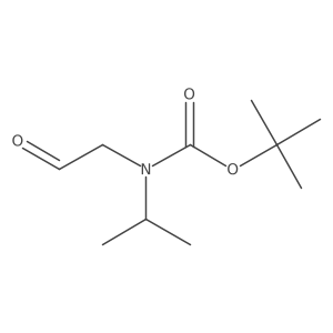 1,1-Dimethylethyl (1-methylethyl)(2-oxoethyl)carbamate结构式