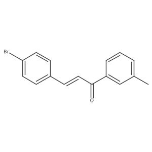 (2E)-3-(4-Bromophenyl)-1-(3-methylphenyl)prop-2-en-1-one结构式