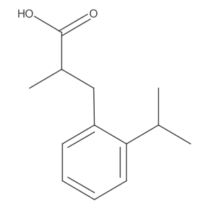 3-(2-Isopropylphenyl)-2-methylpropanoic acid结构式