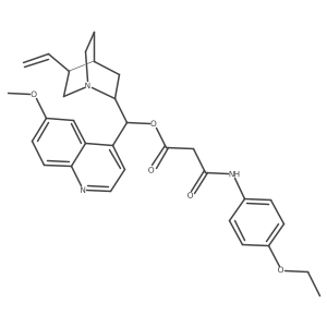 Quinine, p-phenetylmalonamate结构式