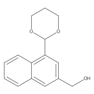 [4-(1,3-Dioxan-2-yl)-2-naphthyl]methanol结构式