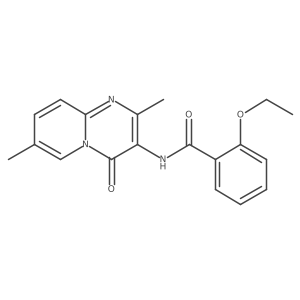 N-(2,7-dimethyl-4-oxo-4H-pyrido[1,2-a]pyrimidin-3-yl)-2-ethoxybenzamide结构式