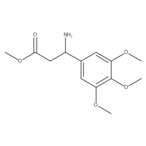 Methyl 3-amino-3-(3,4,5-trimethoxyphenyl)propanoate Structure