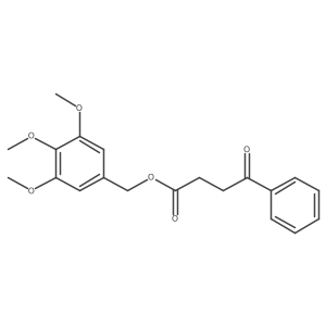 (3,4,5-Trimethoxyphenyl)methyl I(3)-oxobenzenebutanoate Structure