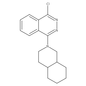 1-chloro-4-(octahydroisoquinolin-2(1H)-yl)phthalazine结构式