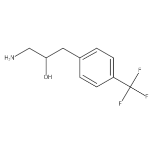 1-Amino-3-[4-(trifluoromethyl)phenyl]propan-2-ol Structure