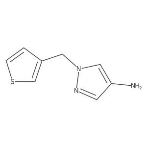 1-(Thiophen-3-ylmethyl)-1H-pyrazol-4-amine Structure