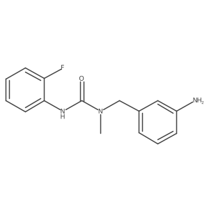 N-[(3-Aminophenyl)methyl]-Na(2)-(2-fluorophenyl)-N-methylurea结构式