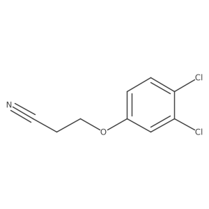 3-(3,4-Dichlorophenoxy)propanenitrile结构式