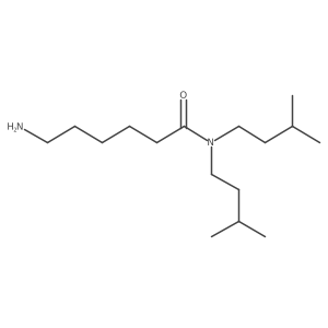 6-amino-N,N-bis(3-methylbutyl)hexanamide Structure