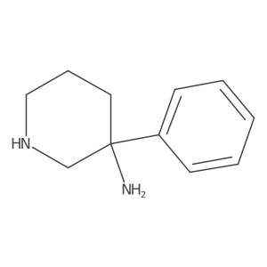 3-Phenylpiperidin-3-amine Structure
