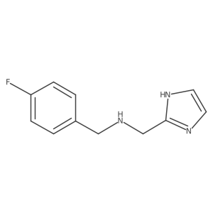[(4-Fluorophenyl)methyl](1H-imidazol-2-ylmethyl)amine结构式