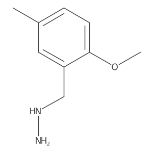 (2-Methoxy-5-methylbenzyl)hydrazine Structure