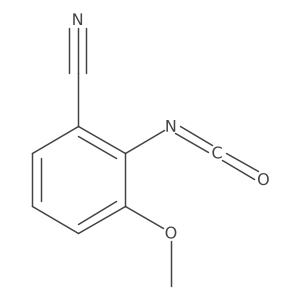 2-Isocyanato-3-methoxybenzonitrile结构式