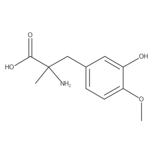 (S)-2-Amino-3-(3-hydroxy-4-methoxyphenyl)-2-methylpropanoic acid Structure