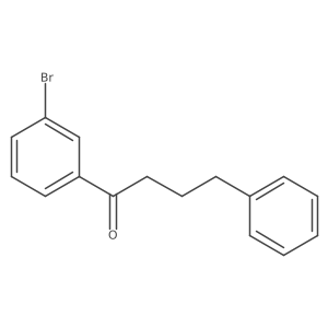 1-(3-Bromophenyl)-4-phenylbutan-1-one Structure